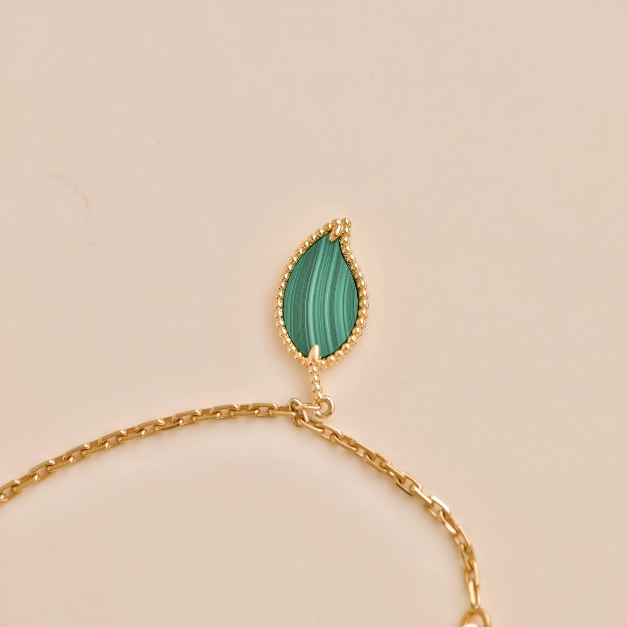 Van Cleef & Arpels Lucky Alhambra 4 Motifs 18k Yellow Gold Bracelet 2