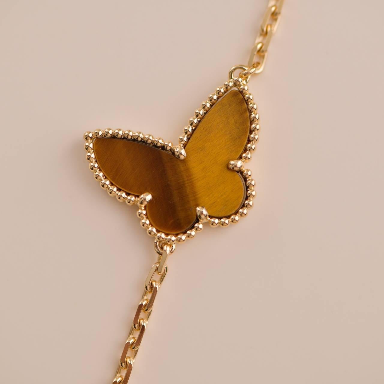 Women's Van Cleef & Arpels Lucky Alhambra 4 Motifs Yellow Gold Bracelet