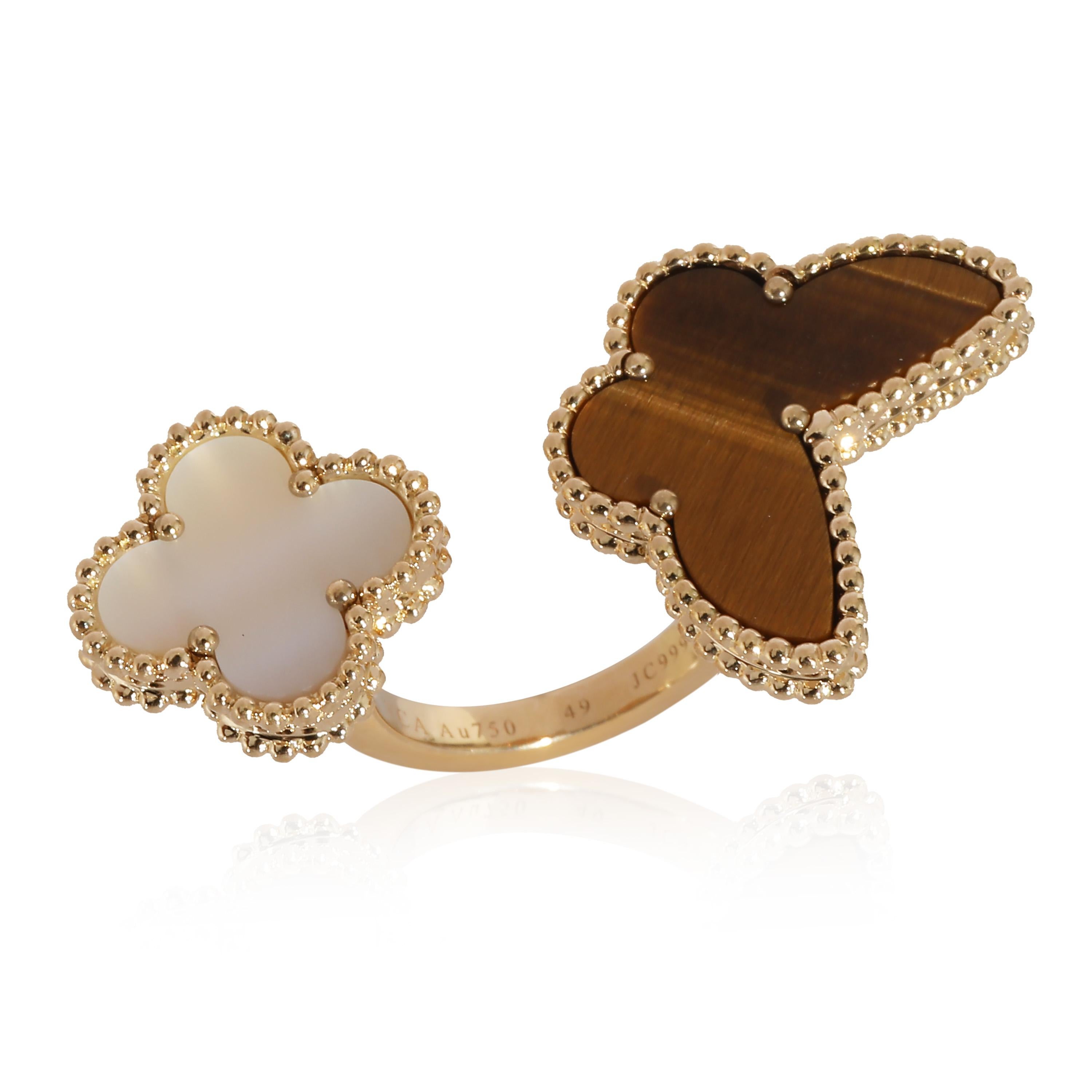 van cleef ring gold