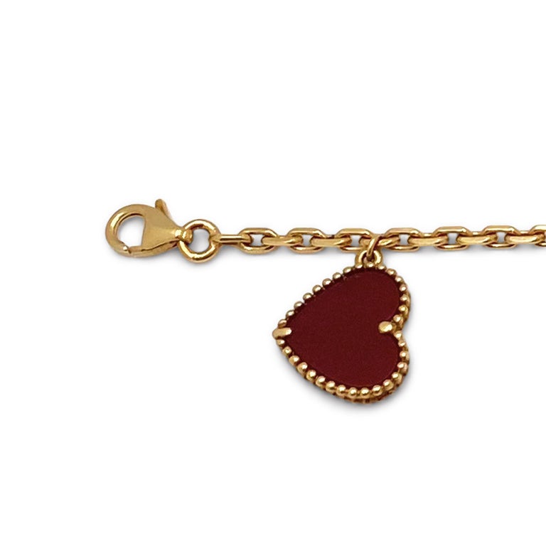 Van Cleef & Arpels 'Lucky Alhambra' Bracelet In Excellent Condition For Sale In New York, NY