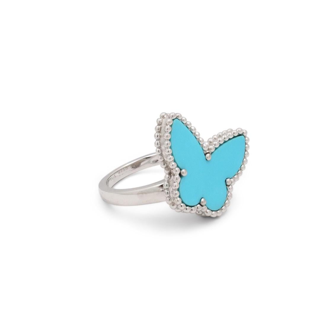 van cleef & arpels lucky alhambra butterfly ring