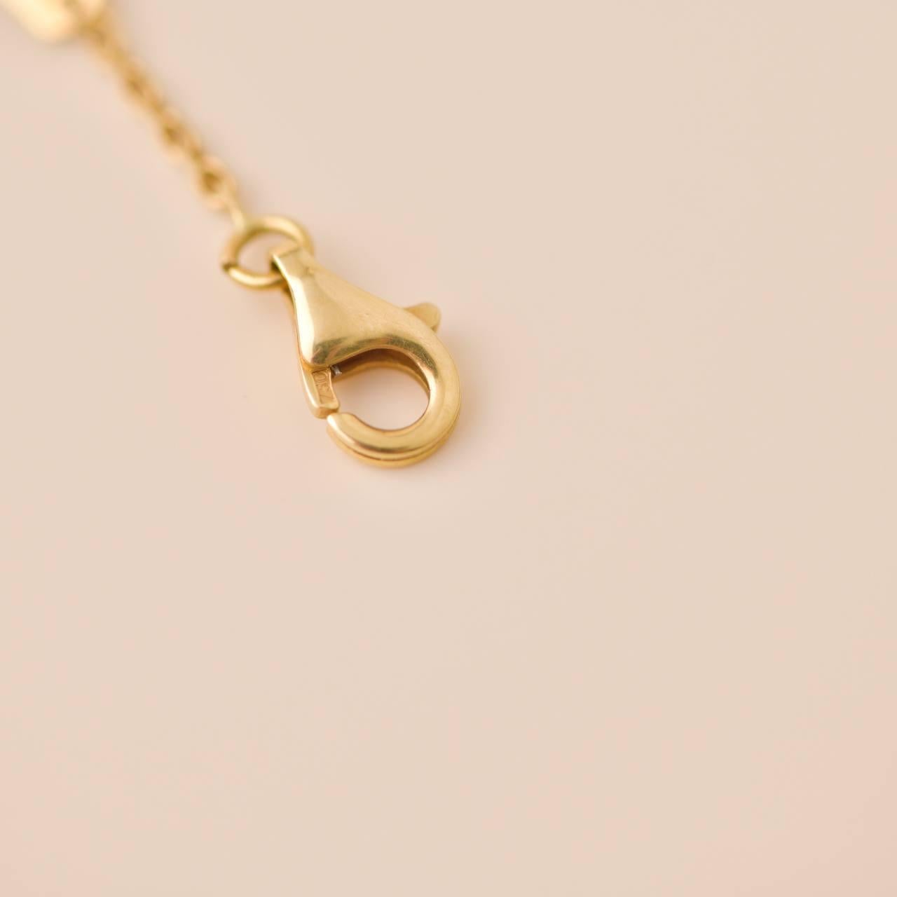 Van Cleef & Arpels Lucky Alhambra Carnelian 18K Yellow Gold Heart Pendant 3