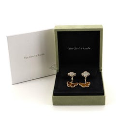 Van Cleef & Arpels Lucky Alhambra Earrings 18 Karat Gold with Mother of Pearl