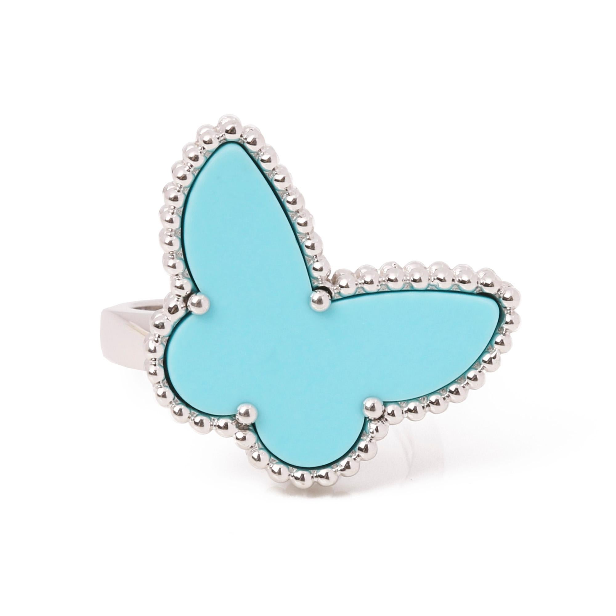 van cleef butterfly ring