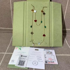 Van Cleef & Arpels Lucky Alhambra Twelve-Flower Long Necklace