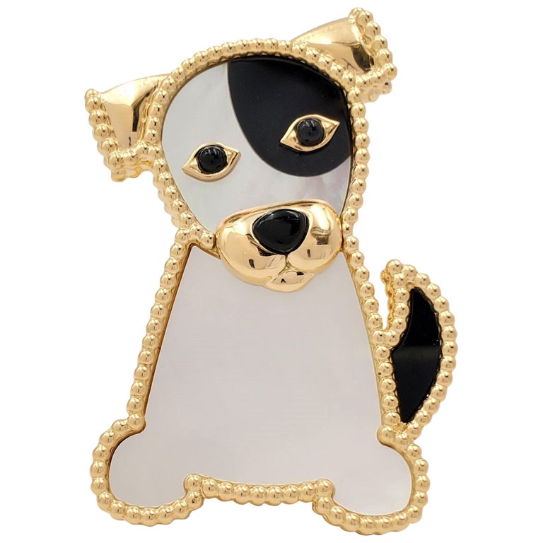 Van Cleef and Arpels 'Lucky Animals' Dog Clip at 1stDibs van cleef