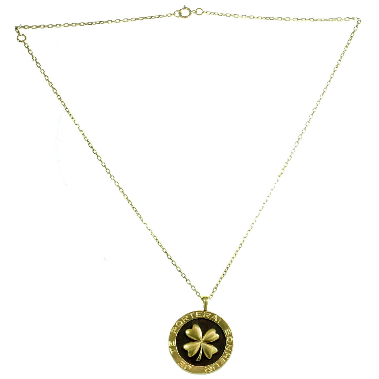 lucky clover necklace van cleef