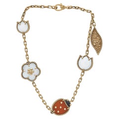 Van Cleef & Arpels Lucky Spring 18K Rose Gold 5 Motifs Bracelet