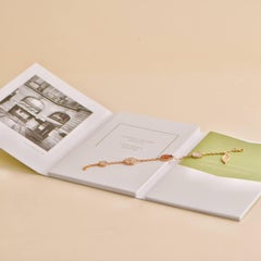 Van Cleef & Arpels Lucky Spring 5 Motif 18K Rose Gold Bracelet