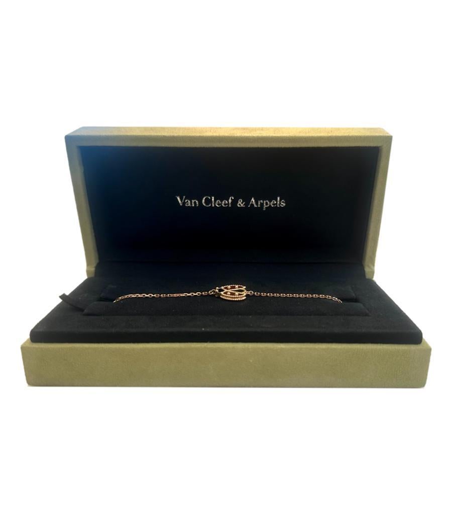 Van Cleef & Arpels Lucky Spring Marienkäfer Armband in 18k Rose Gold (Moderne) im Angebot