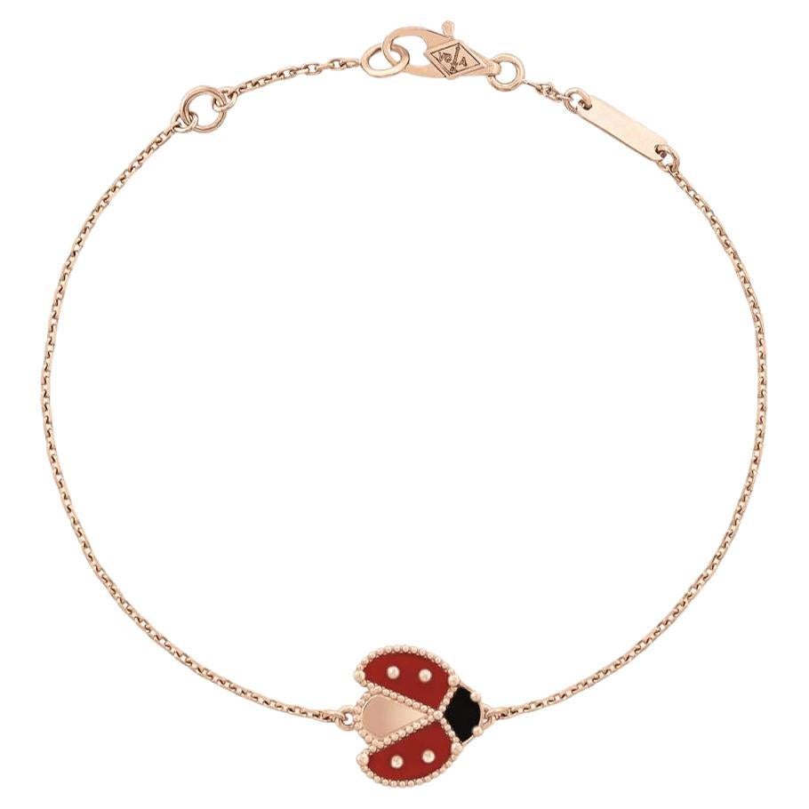 Van Cleef & Arpels Bracelet Lucky Spring Lady Bug en or rose 18k