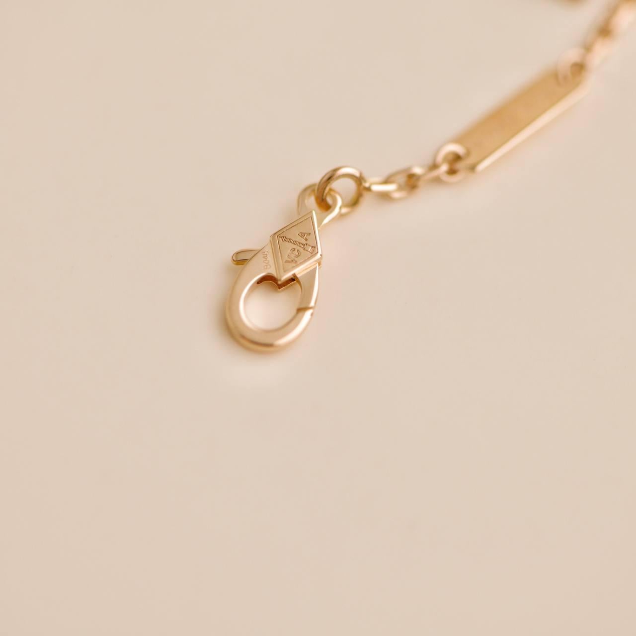 Van Cleef & Arpels Lucky Spring Ladybug 18k Rose Gold Bracelet 4