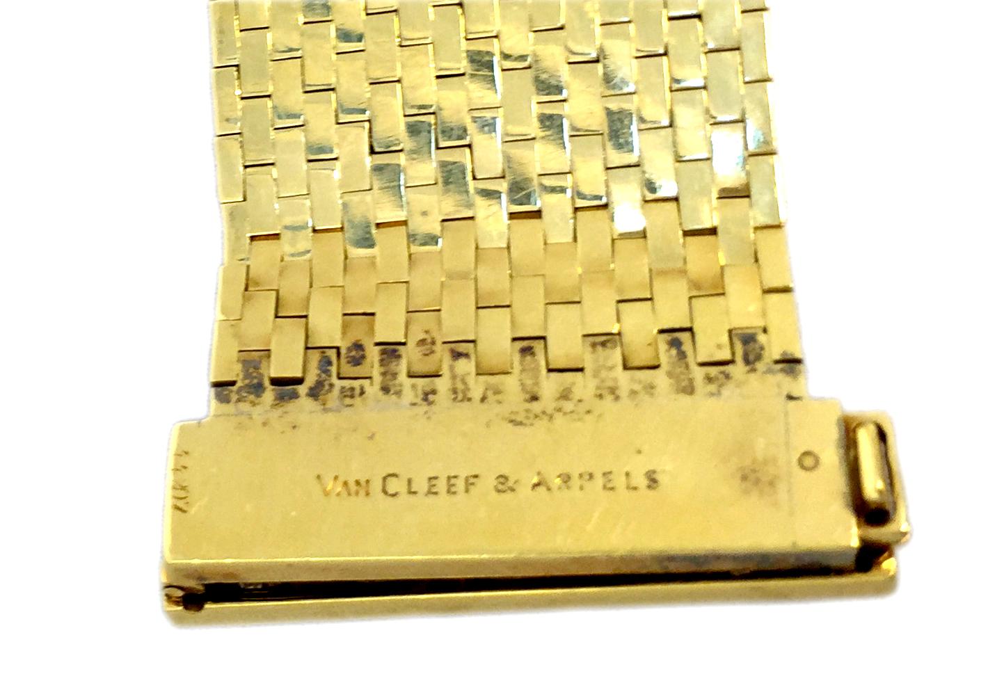 Retro Van Cleef & Arpels Ludo Gold Diamond Bracelet