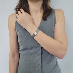 Van Cleef & Arpels "Ludo "Swann Watch In 18k White Gold