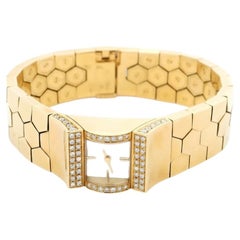 Montre Van Cleef & Arpels Swann en or, diamants et nacre