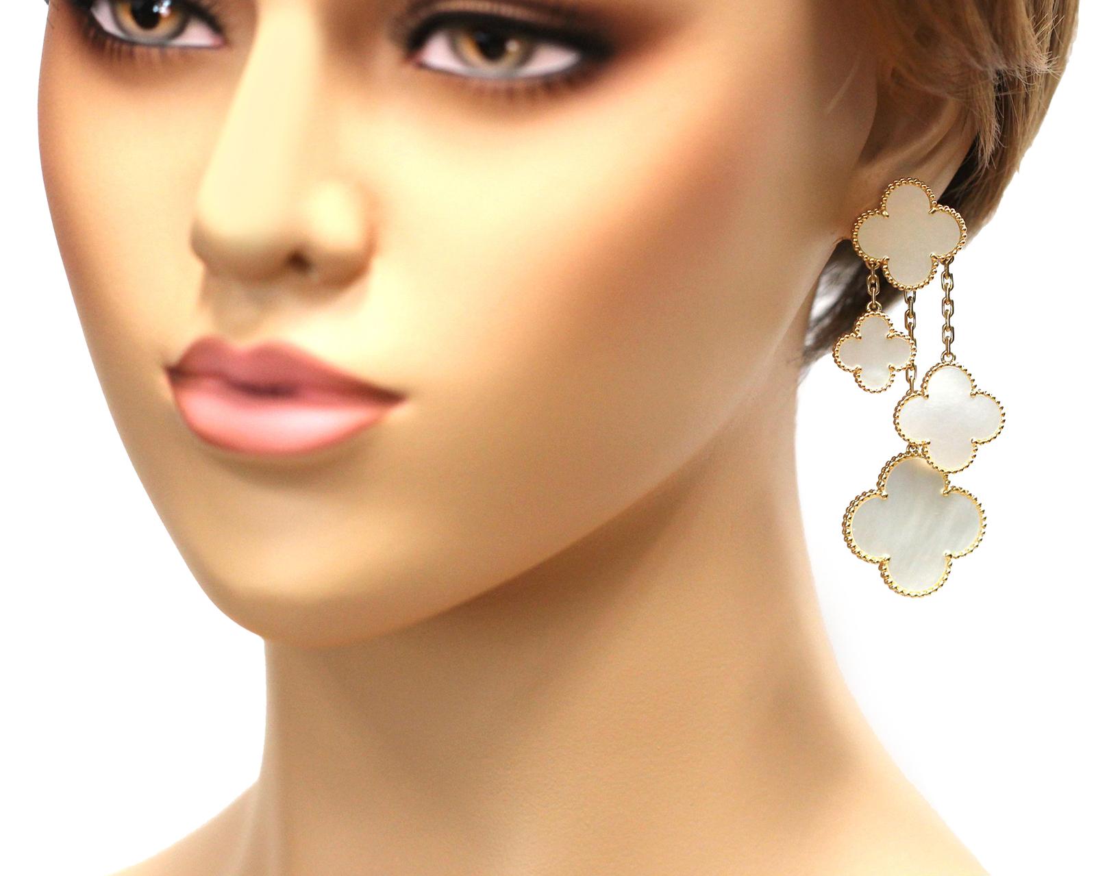 magic alhambra earrings