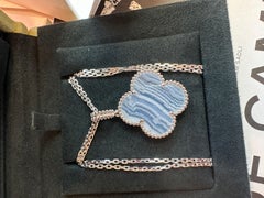 Van Cleef & Arpels Magic Alhambra 1 Motif Chalcedony Long Necklace