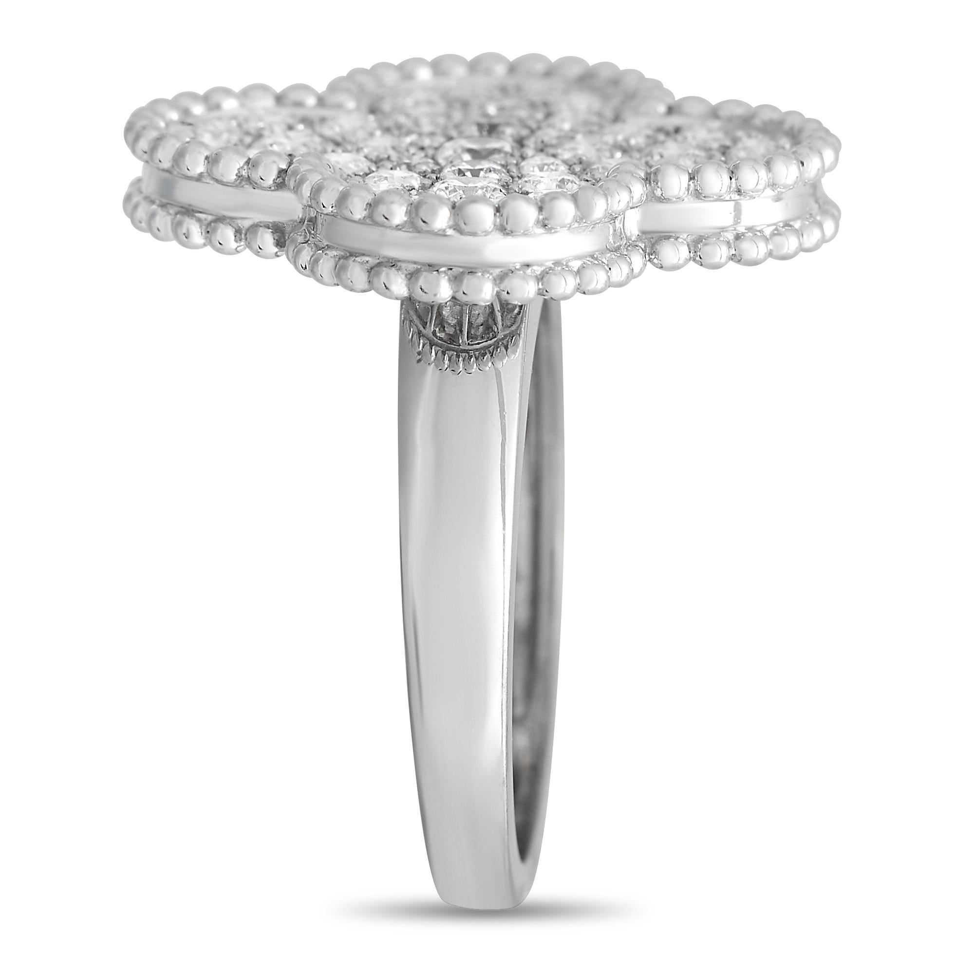 Van Cleef & Arpels Magic Alhambra 1,07 Karat Diamantring (Rundschliff)