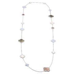 Van Cleef & Arpel’s Magic Alhambra 16 Motif MOP necklace .