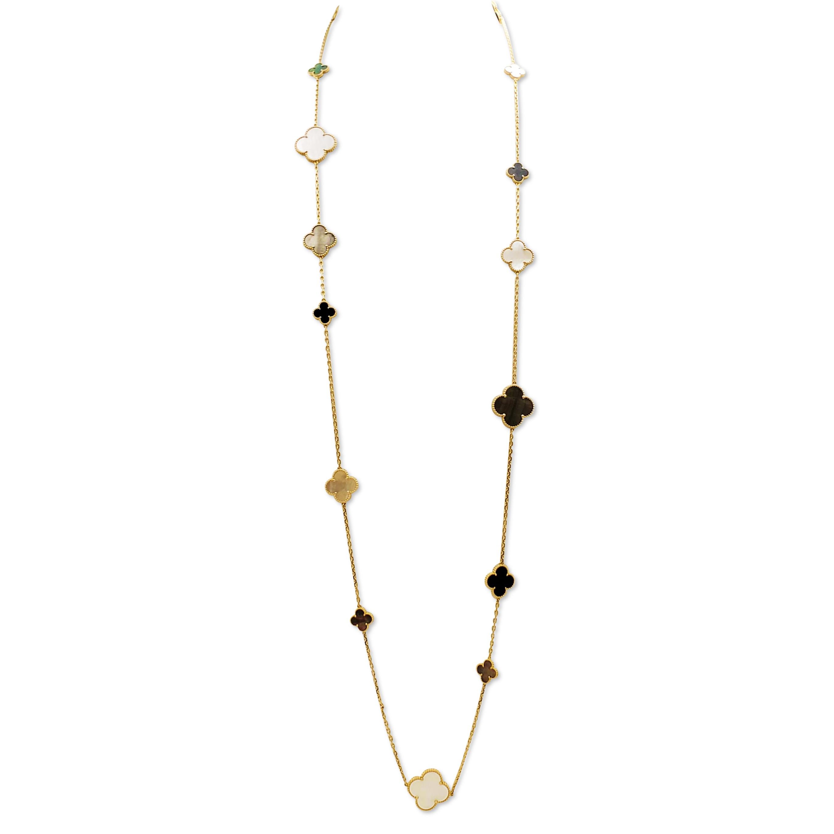 alhambra onyx necklace