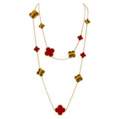 Van Cleef & Arpels Magic Alhambra 16 Motifs Long Necklace