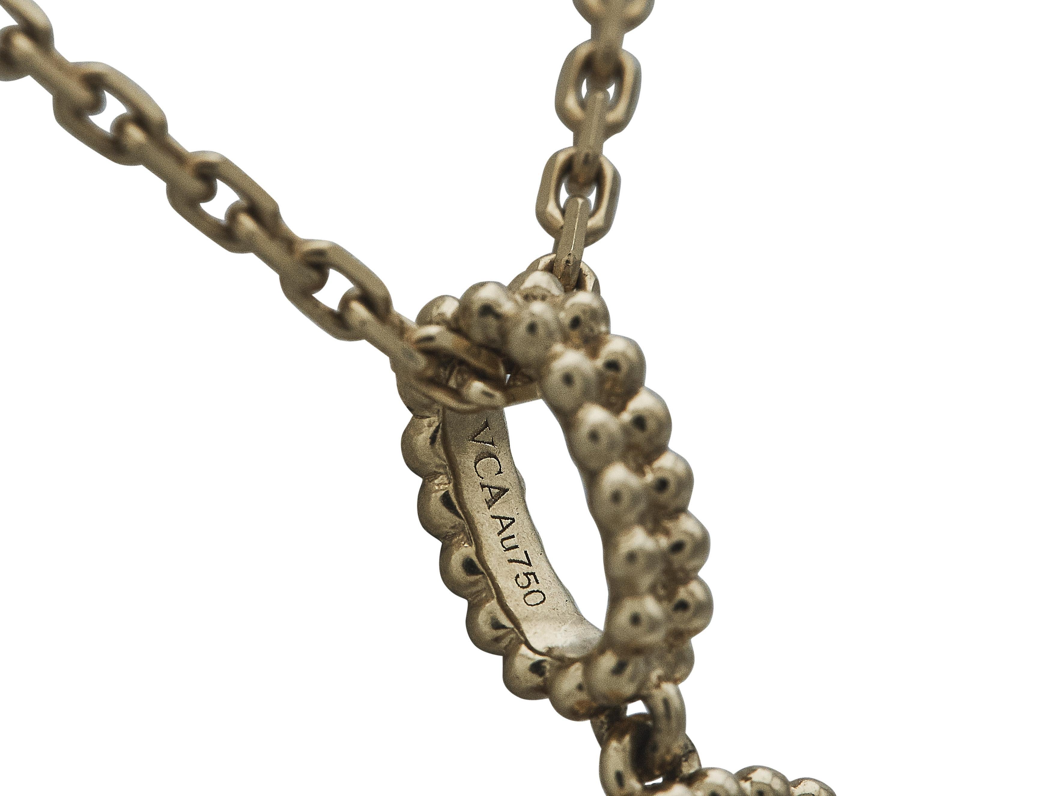 Van Cleef & Arpels Collier de cornaline en or jaune 18K Magic Alhambra Excellent état - En vente à New York, NY