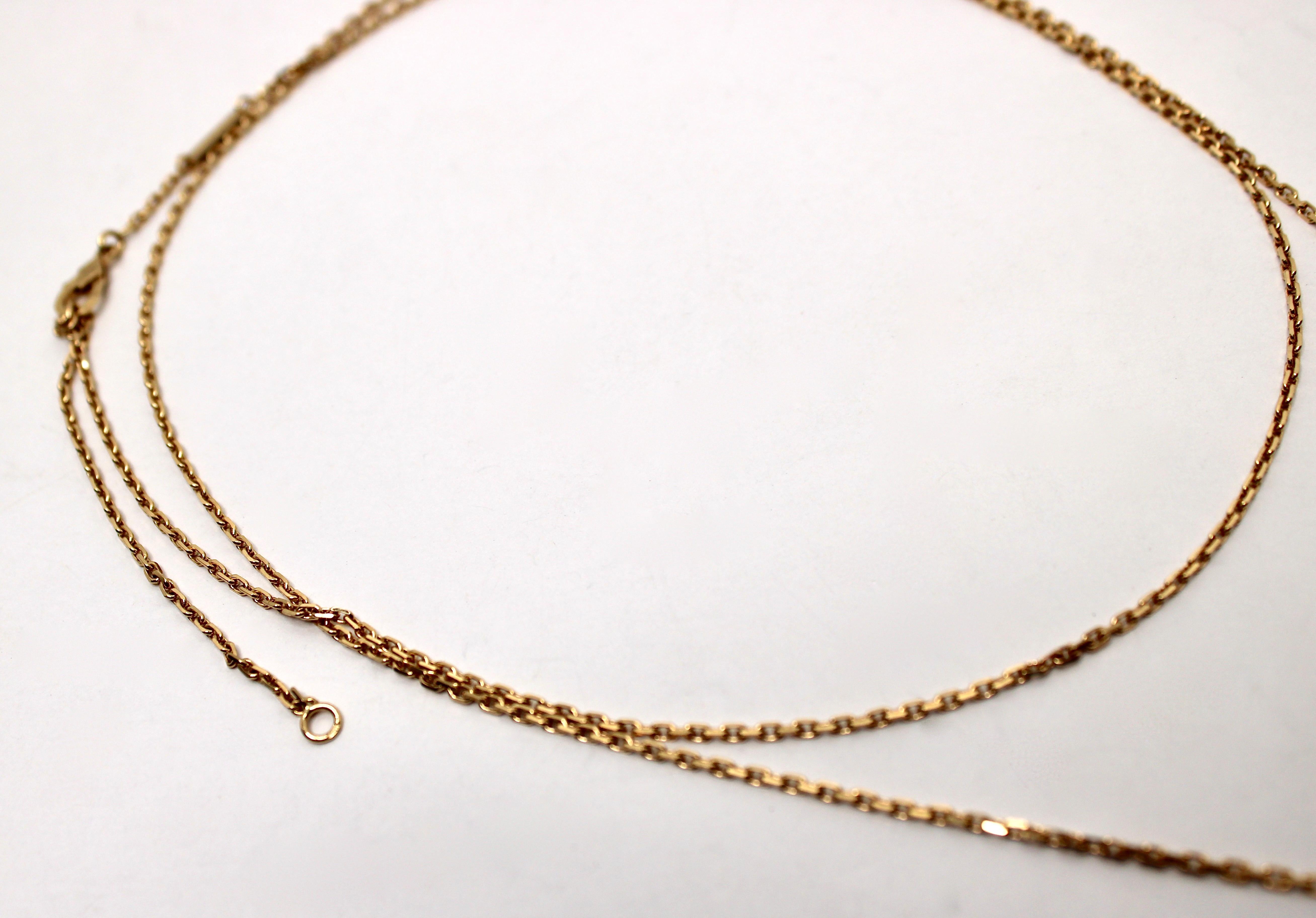 Women's Van Cleef & Arpels Magic Alhambra 18k Yellow Gold & Malachite Pendant Necklace For Sale