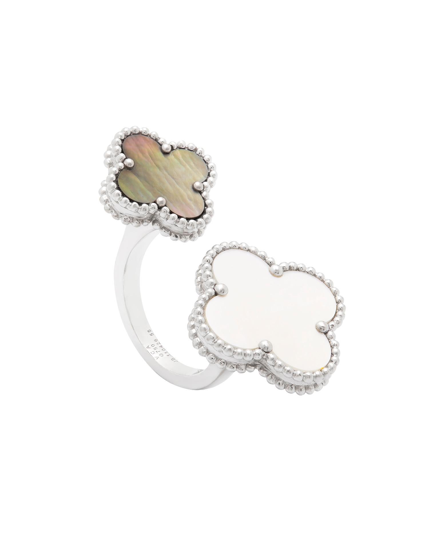 The Alhambra motif, a symbol of luck that embodies a positive vision of life very dear to the brands DNA.

The collection was first Created in 1968, it has continuously evolved, but still keeping its elegant and chic design.

This VCA magic Alhambra