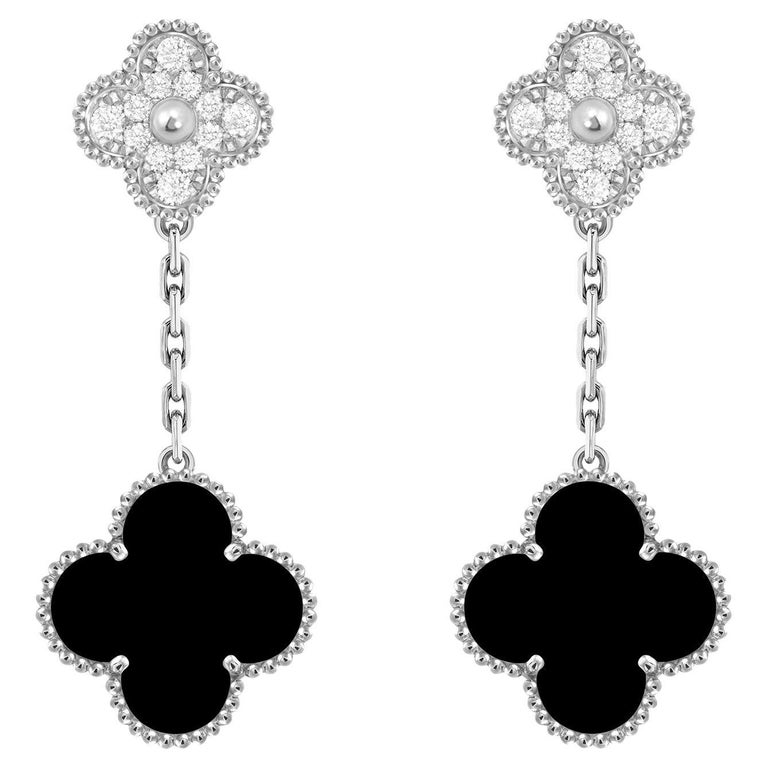 Magic Alhambra Earrings 16 For Sale on 1stDibs van cleef magic
