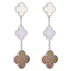 Van Cleef & Arpel’s Magic Alhambra 3 Motif drop earrings