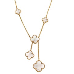 Collar Van Cleef & Arpels Magic Alhambra 6 Motivos MOP Oro Amarillo 18K