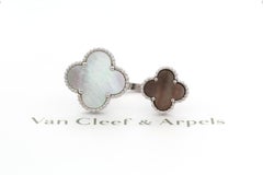 Van Cleef & Arpels Magic Alhambra Between the Finger Ring 18k Mother of Pearl