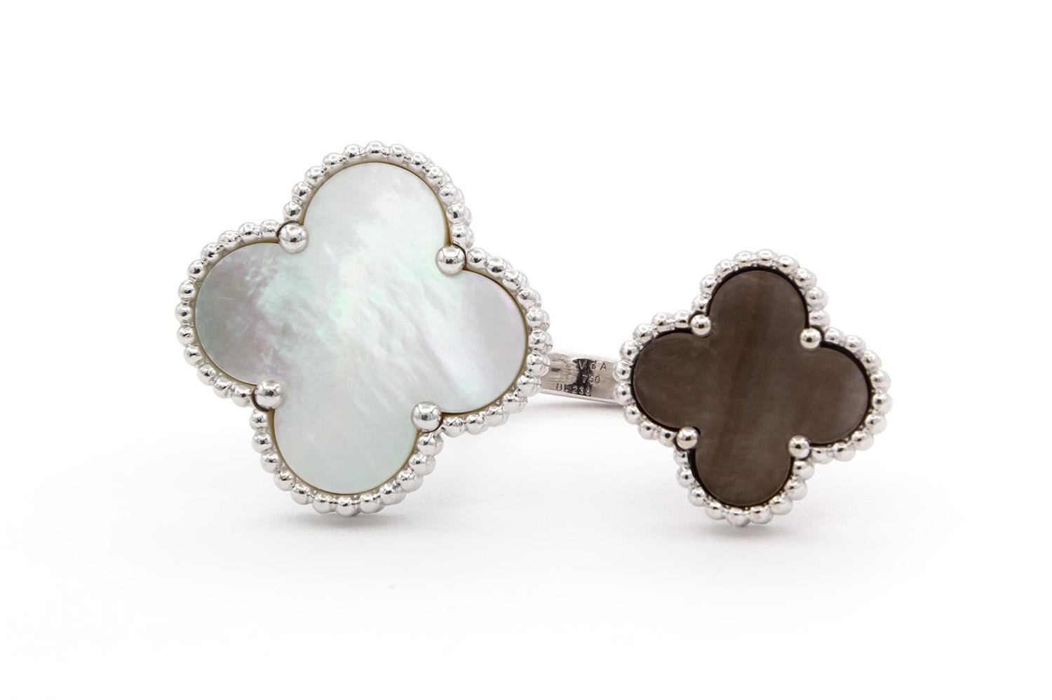 silver mother of pearl van cleef
