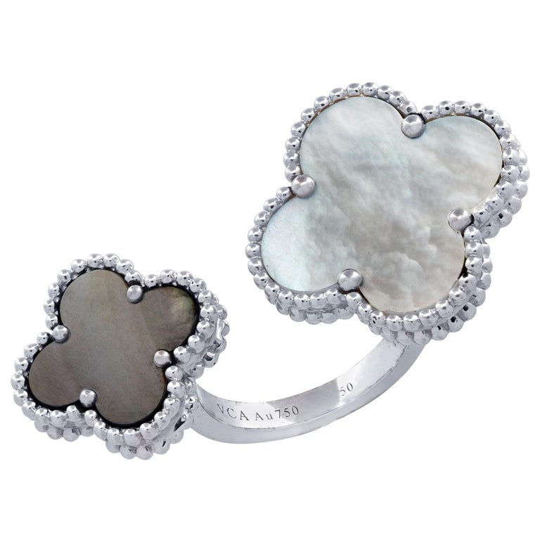 Van Cleef and Arpels Magic Alhambra Between the Finger Ring at 1stDibs