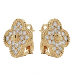 Orecchini con diamanti Van Cleef & Arpels Magic Alhambra