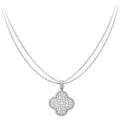 Van Cleef & Arpels Magic Alhambra Diamond Long Necklace 2.55 Carat