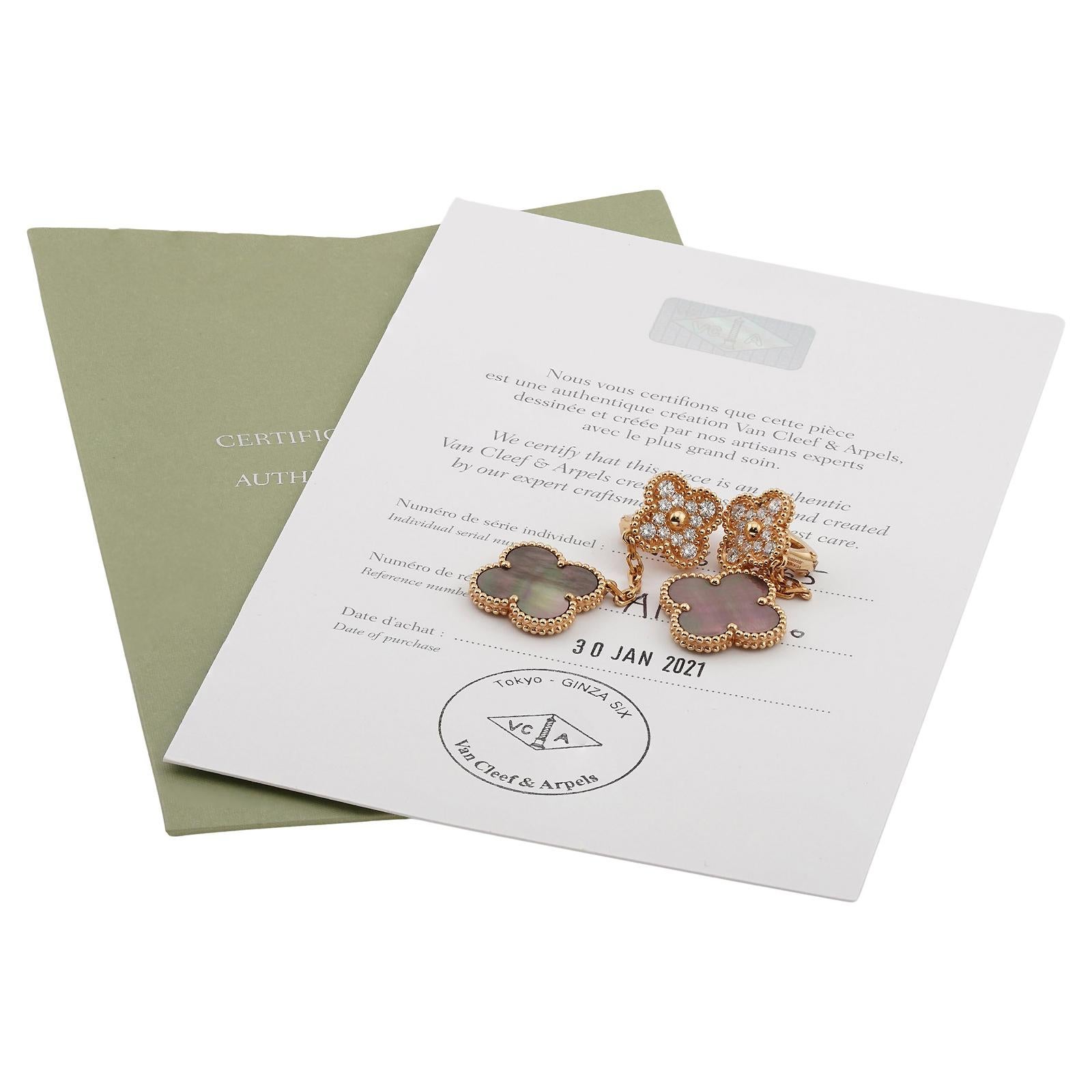 orecchini van cleef uomo