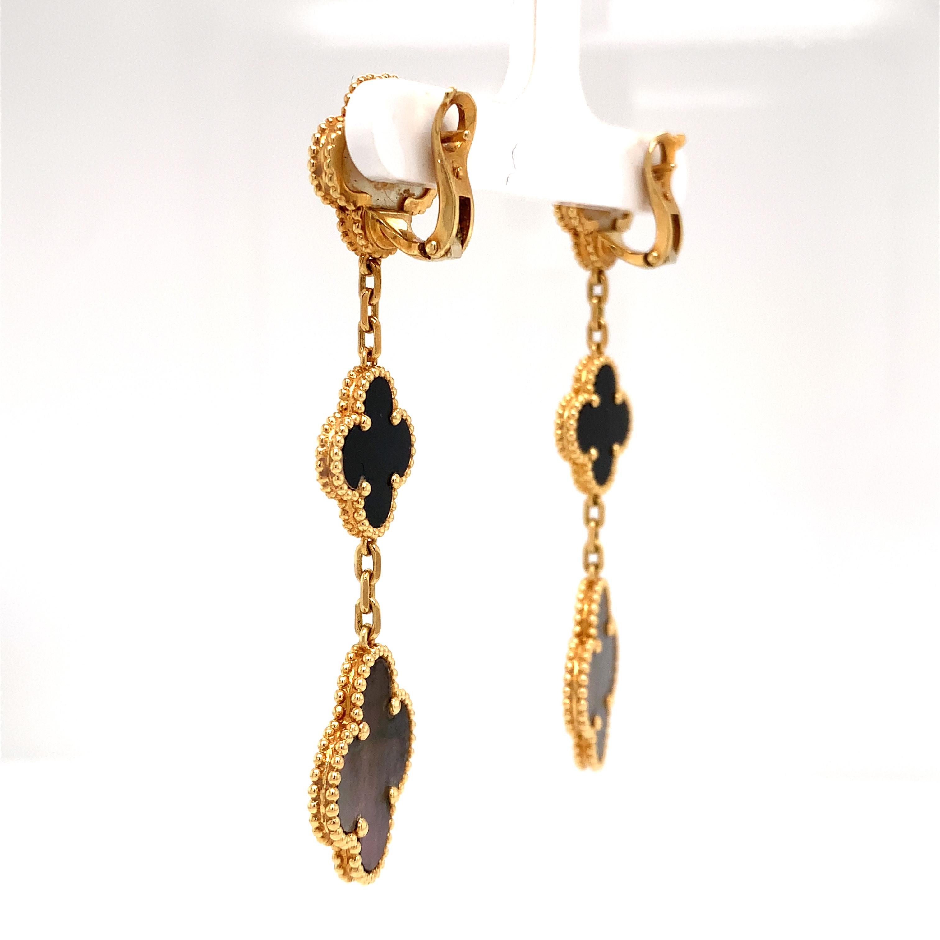 magic alhambra earrings