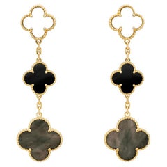 Van Cleef & Arpels Magic Alhambra Earrings, 3 Motifs