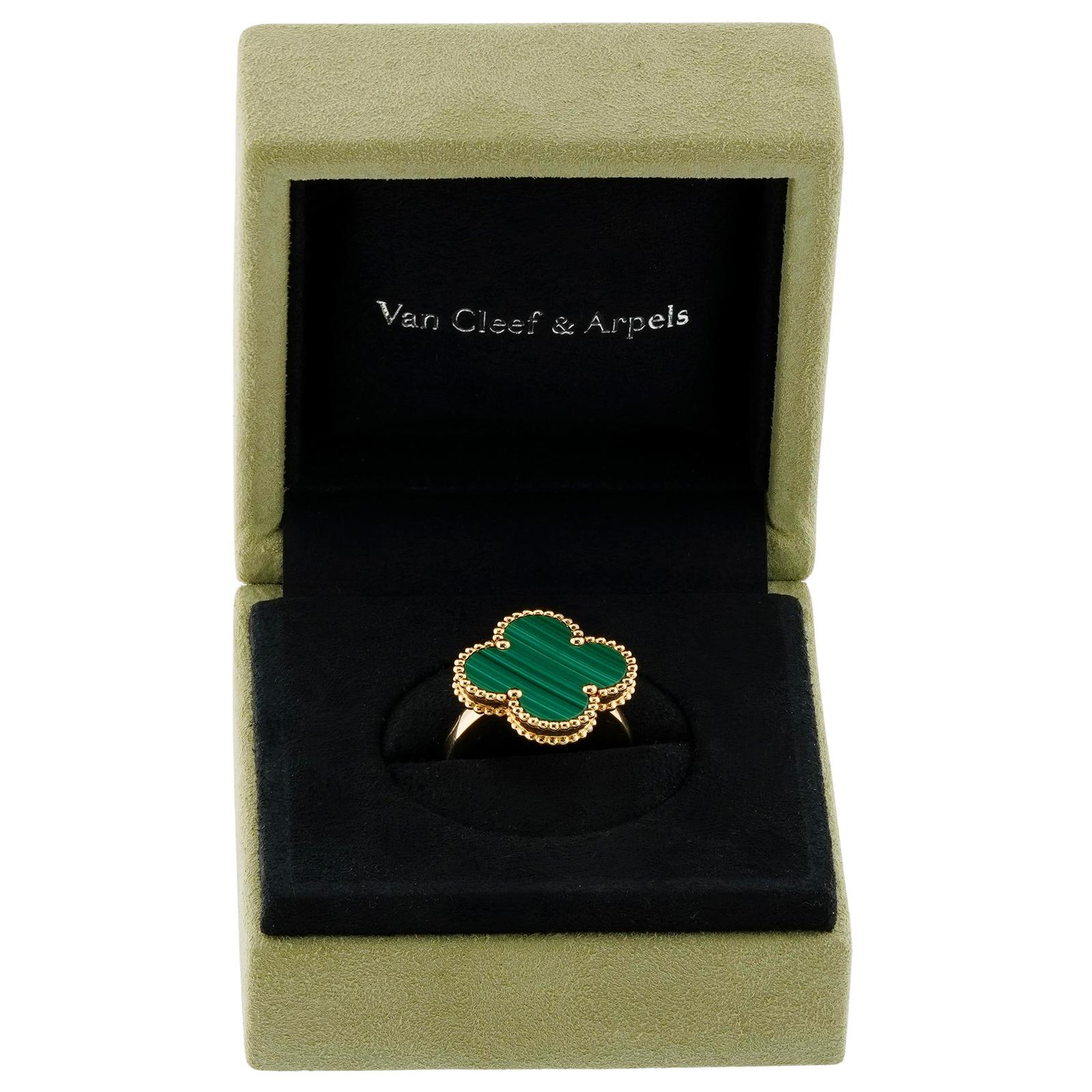 van cleef green ring