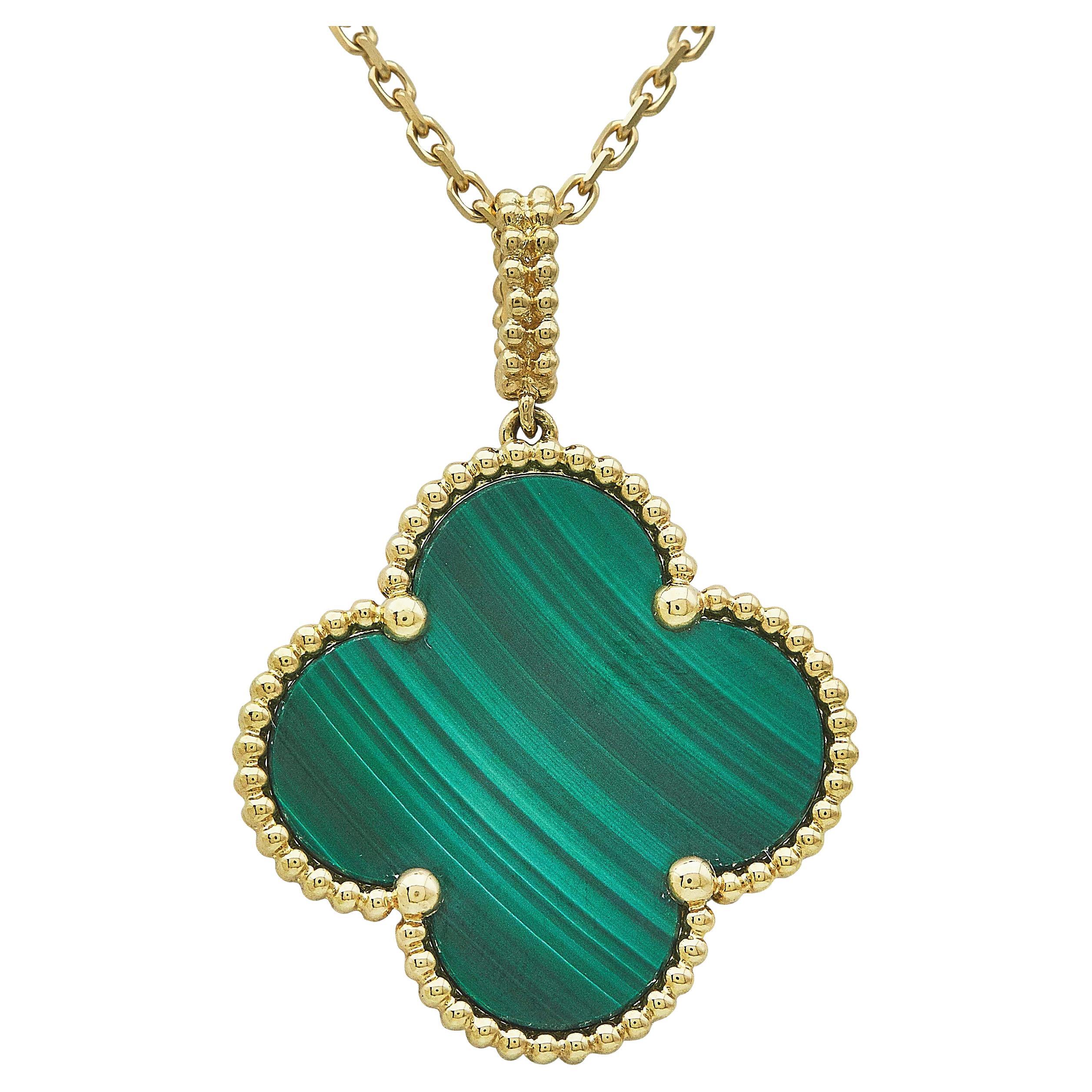 Van Cleef 
Arpels Magic Alhambra Long Necklace 1-Motif For Sale