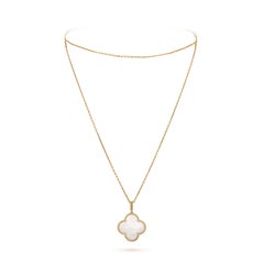 Van Cleef & Arpels Magic Alhambra long necklace 18K yellow-gold Mother-of-pearl