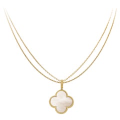 Van Cleef & Arpels Magic Alhambra long necklace 18K yellow-gold Mother-of-pearl