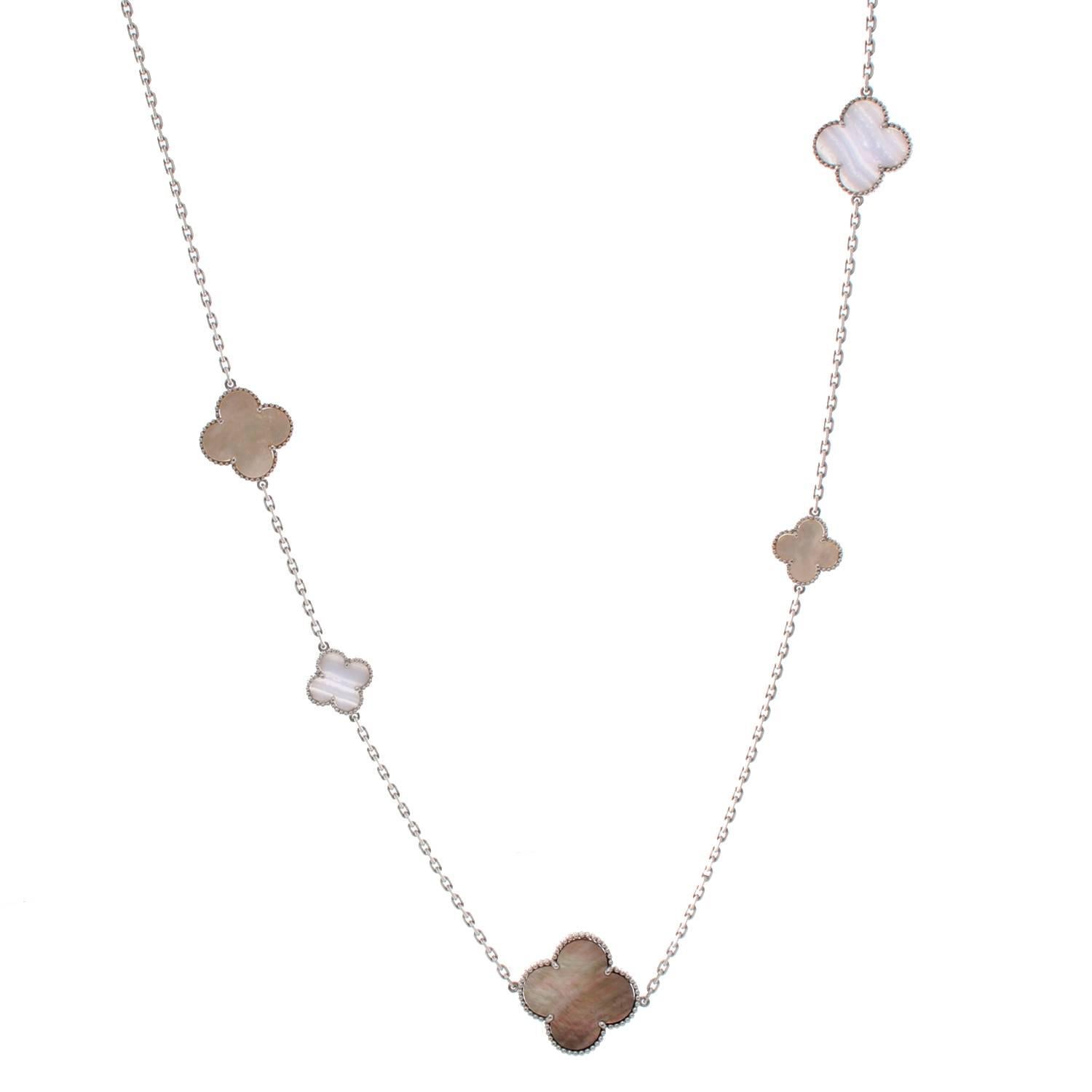 van cleef long necklace