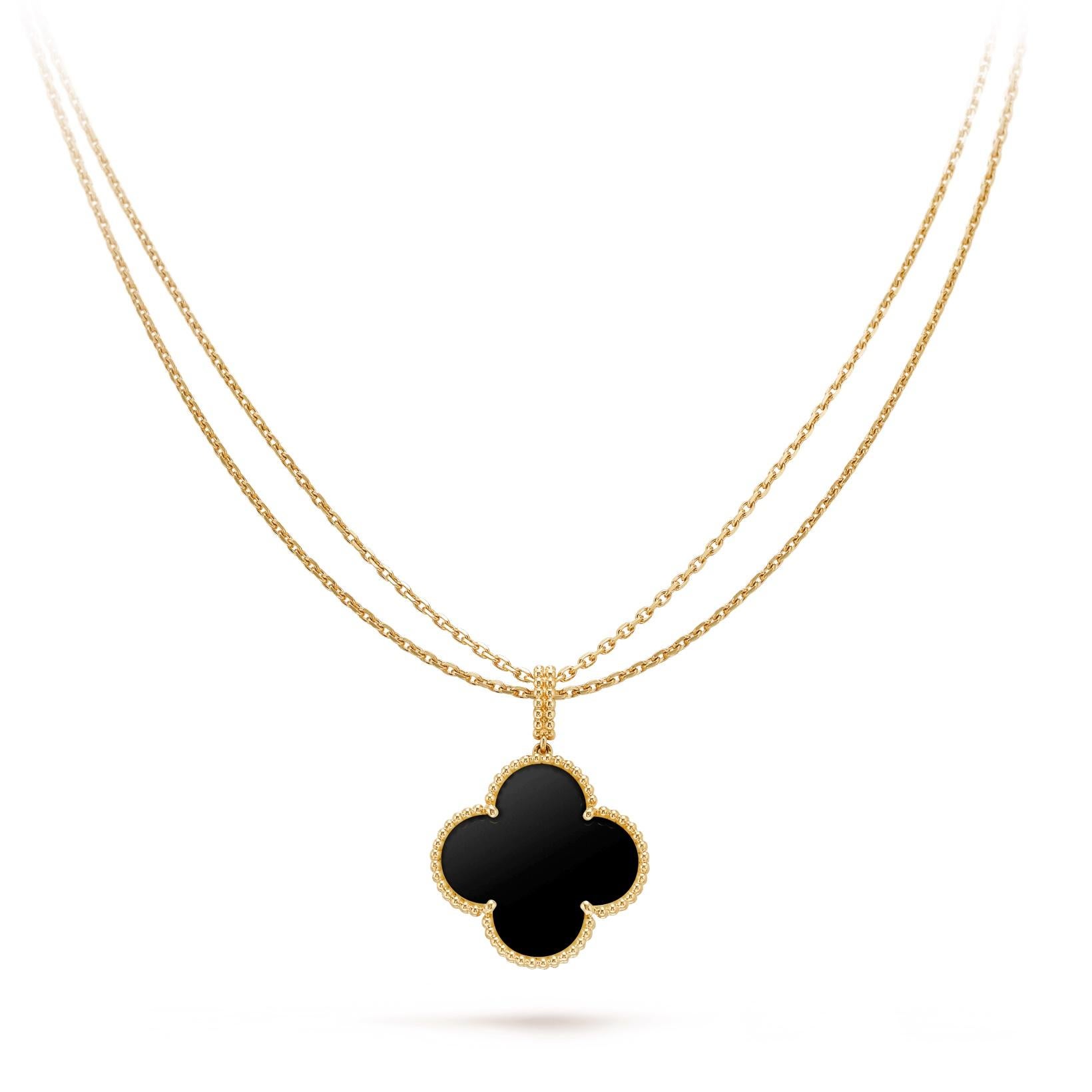 van cleef one motif necklace