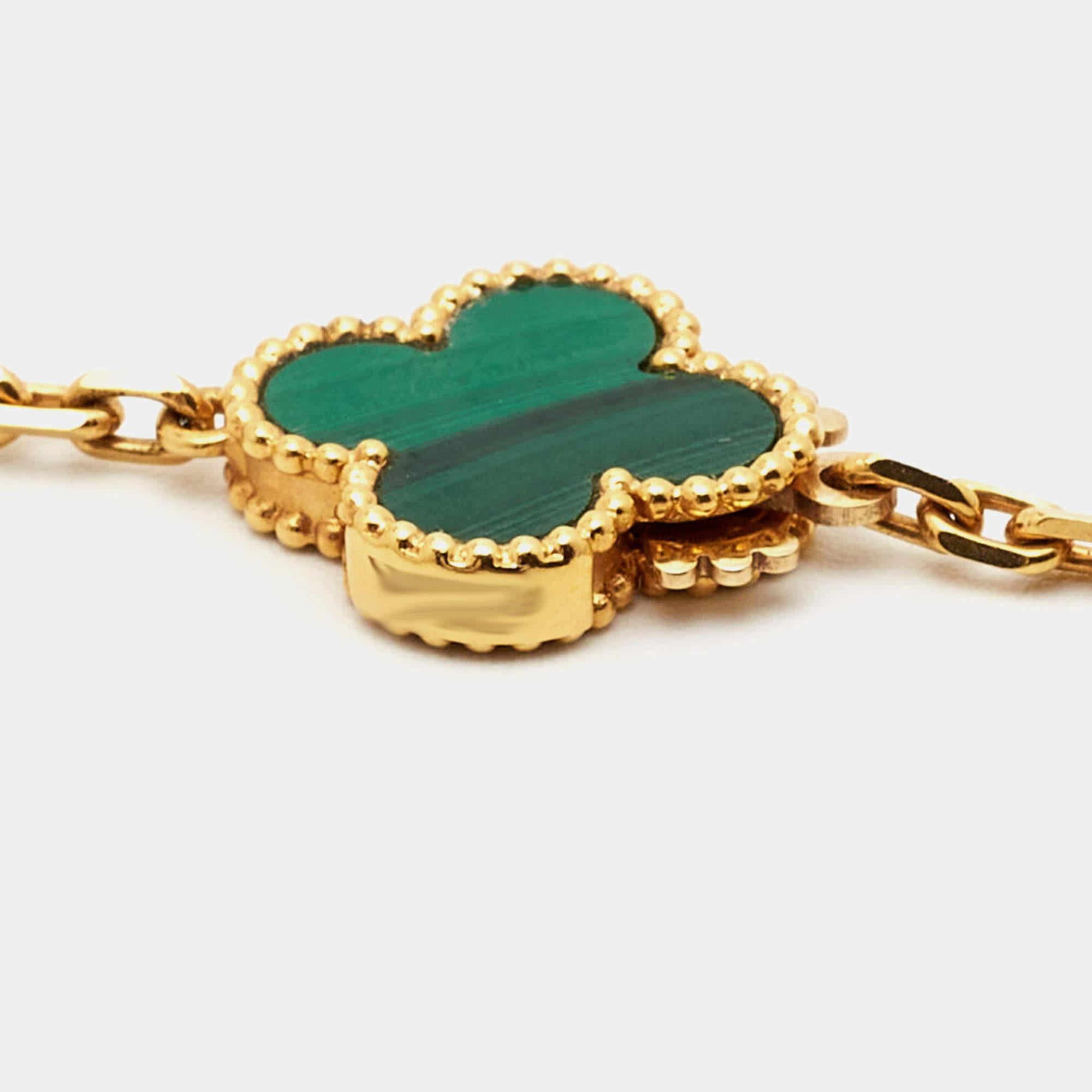 van cleef green necklace