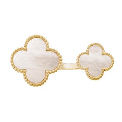 Van Cleef & Arpels Magic Alhambra MOP Between the Finger 18K yellow gold Ring