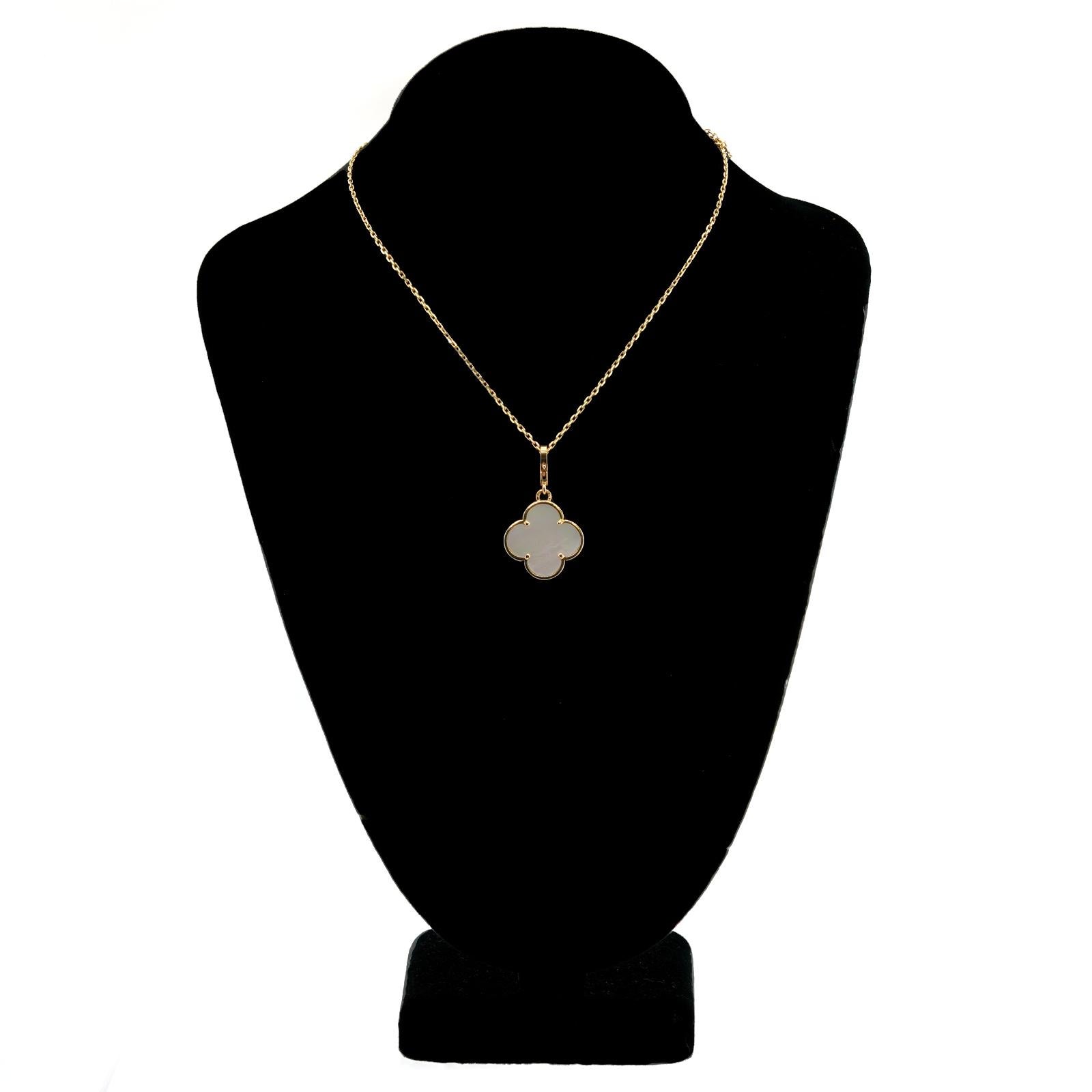 extra large van cleef necklace