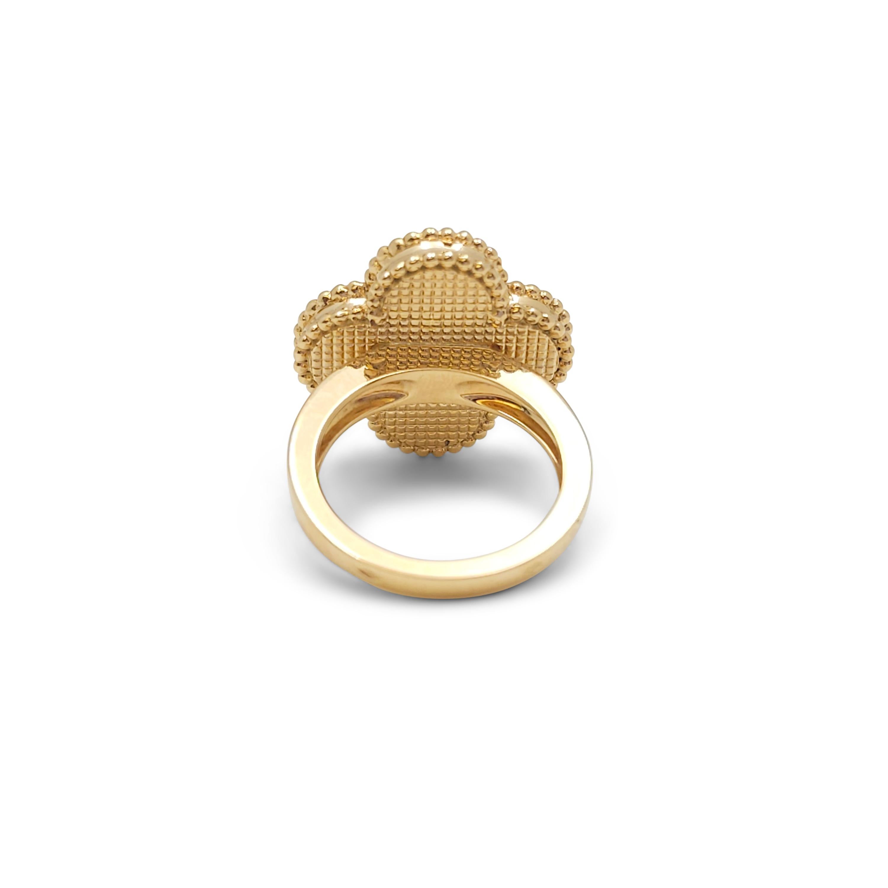 Van Cleef & Arpels: Perlmuttring „Magic Alhambra“ (Gemischter Schliff)