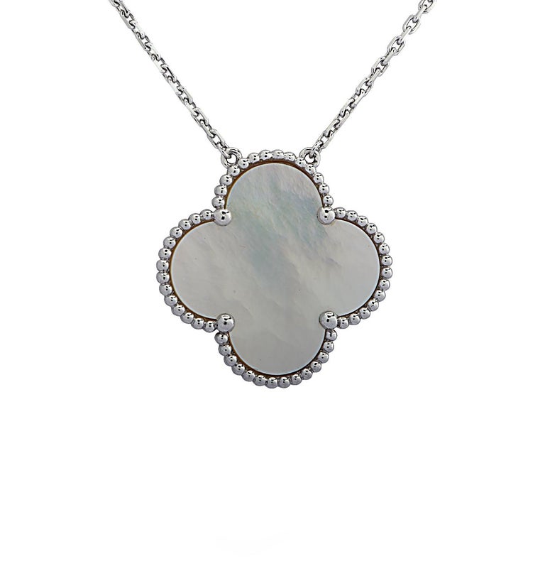Van Cleef and Arpels Magic Alhambra Mother of Pearl White Gold